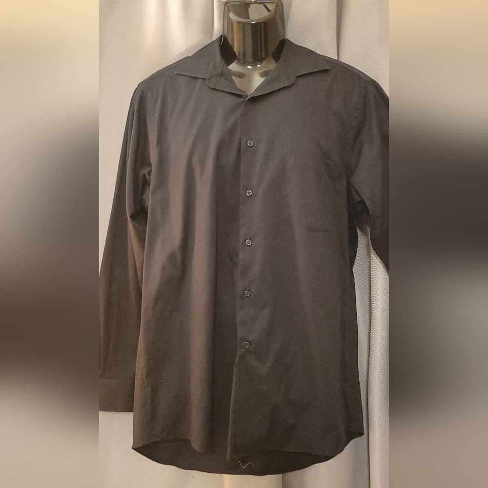 Van Heusen Black Flex Shirt